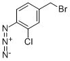 4-AZIDO-3-CHLOROBENZYL BROMIDE Struktur