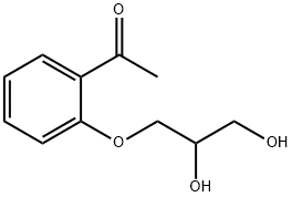 2'-(2,3-Dihydroxypropoxy)acetophenone Struktur