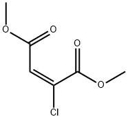 2-Chloro-2-butenedioic acid dimethyl ester Struktur