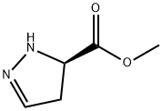 1H-Pyrazole-5-carboxylic acid, 4,5-dihydro-, methyl ester, (R)- (9CI) Struktur