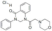 2,3-dihydro-1-(morpholinoacetyl)-3-phenylquinazolin-4(1H)-one monohydrochloride Struktur