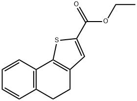 4,5-DIHYDRO-2-(ETHOXYCARBONYL)NAPTHO(1,2-B)THIOPENE Struktur