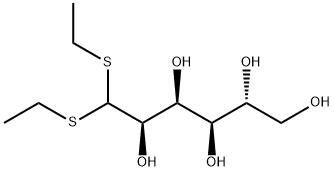 D-GLUCOSE DIETHYL MERCAPTAL Struktur