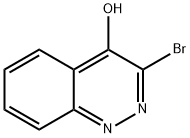 3-BroMo-4-hydroxycinnoline Struktur