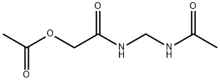 Acetamide,  N-[(acetylamino)methyl]-2-(acetyloxy)- Struktur