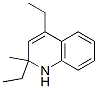 2,4-diethyl-1,2-dihydro-2-methylquinoline Struktur