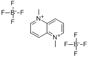 1,5-Dimethyl-1,5-naphtyridium ditetrafluoroborate Struktur