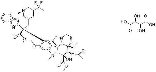 Vinflunine Ditartrate Struktur