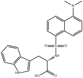 N-ALPHA-DANSYL-L-TRYPTOPHAN CYCLOHEXYLAMMONIUM SALT Struktur