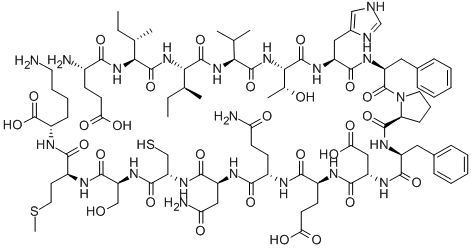 ACETYLCHOLINE RECEPTOR ALPHA1 (129-145) (HUMAN, BOVINE, RAT, MOUSE) Struktur