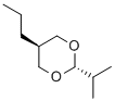 2α-Isopropyl-5β-propyl-1,3-dioxane Struktur