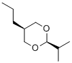 2α-Isopropyl-5α-propyl-1,3-dioxane Struktur