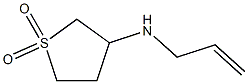 3-Thiophenamine,tetrahydro-N-2-propenyl-,1,1-dioxide(9CI) Struktur