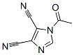 Imidazole-4,5-dicarbonitrile, 1-acetyl- (8CI) Struktur