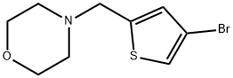 4-[(4-BROMOTHIEN-2-YL)METHYL]MORPHOLINE Struktur