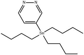 4-(Tributylstannyl)pyridazine Struktur