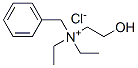 benzyldiethyl(2-hydroxyethyl)ammonium chloride Struktur