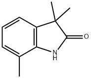 3,3,7-TRIMETHYLOXINDOLE Struktur