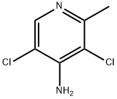 4-AMINO-3,5-DICHLORO-2-METHYLPYRIDINE Struktur