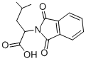 2-(1,3-dioxo-1,3-dihydro-2H-isoindol-2-yl)-4-methylpentanoic acid Struktur