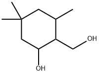 TRIMETHYL HYDROXYMETHYL CYCLOHEXANOL Struktur