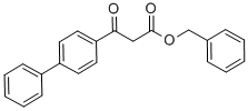 BETA-OXO-4-PHENYL-BENZENEPROPANOIC ACID PHENYLMETHYL ESTER Struktur