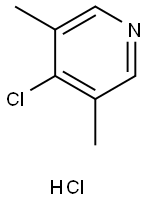 4-CHLORO-3,5-DIMETHYLPYRIDINE Struktur