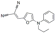 Propanedinitrile,  [[5-(phenylpropylamino)-2-furanyl]methylene]-  (9CI) Struktur