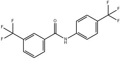 N-(4-TRIFLUOROMETHYL)PHENYL-3-TRIFLUOROMETHYLBENZAMIDE Struktur