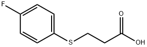 3-[(4-FLUOROPHENYL)THIO]PROPANOIC ACID Struktur