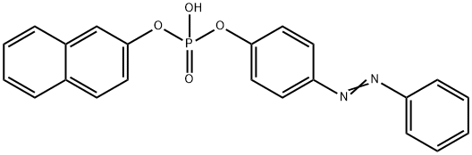 2-NAPHTHYL 4-PHENYLAZOPHENYL PHOSPHATE* Struktur