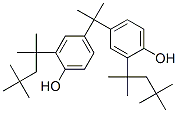 4,4'-Isopropylidenebis[2-(1,1,3,3-tetramethylbutyl)phenol] Struktur