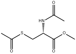 N,S-DIACETYL-L-CYSTEINE METHYL ESTER Struktur