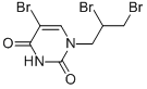 5-BROMO-1-(2,3-DIBROMOPROPYL)PYRIMIDINE-2,4(1H,3H)-DIONE Struktur