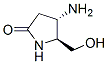 2-Pyrrolidinone,4-amino-5-(hydroxymethyl)-,(4S,5S)-(9CI) Struktur