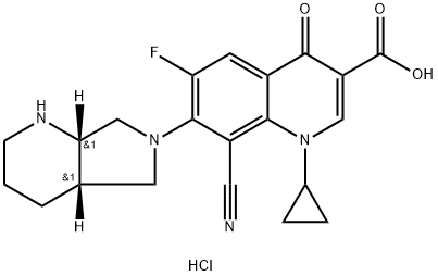 Pradofloxacin Hydrochloride Struktur