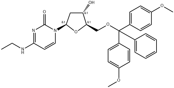 5'-O-DMT-N4-ethyl-2'-deoxycytidine Struktur