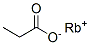 rubidium propionate Struktur