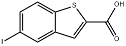 5-Iodobezothiophene-2-carboxylic acid Struktur