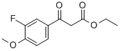 ethyl 3-(3-fluoro-4-methoxyphenyl)-3-oxopropanoate Struktur