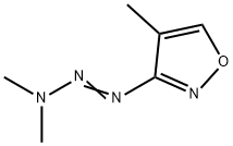 Isoxazole, 3-(3,3-dimethyl-1-triazenyl)-4-methyl- (9CI) Struktur