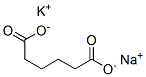 potassium sodium adipate Struktur