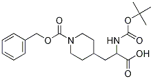 3-(1-Cbz-4-piperidyl)-2-(Boc-aMino)propanoic Acid Struktur