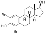 2,4-DIBROMOESTRADIOL Struktur