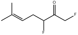 5-Hepten-2-one,  1,3-difluoro-6-methyl- Struktur