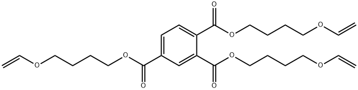 TRIS(4-(VINYLOXY)BUTYL) TRIMELLITATE Struktur