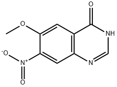 4(3H)-Quinazolinone, 6-Methoxy-7-nitro- Struktur