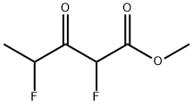 Pentanoic  acid,  2,4-difluoro-3-oxo-,  methyl  ester Struktur