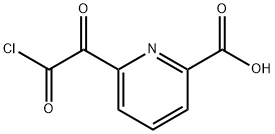 2-Pyridinecarboxylic acid, 6-(chlorooxoacetyl)- (9CI) Struktur