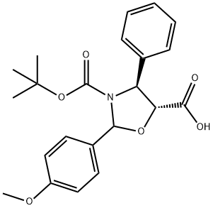 (4S,5R)-3-(TERT-ブチルトキシカルボニル)-2-(4-メトキシフェニル)-4-フェニルオキサゾリジン-5-カルボン酸 price.